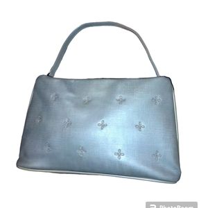 ANEW RETROACTIVE 2000 Vintage Silver PVC Strap Handbag